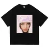 Camiseta Emilia Tour 2025 Moda Retro Ropa para Hombre y Mujer Vintage Harajuku Ropa de Alta Calidad Algodón t