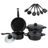 Set de Ollas de Piedra Médica Transfronterizas para Uso Doméstico con Cocina de Inducción con Menos Humo de Aceite Set de Ollas Antiadherentes Utensilios de Cocina Duraderos