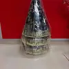 Sombrero de Fiesta de Año Nuevo Suministros de Decoración Año Nuevo Color Negro Dorado Borla Pom Pom Sombrero de Papel Sombrero de Cumpleaños Venta al por Mayor