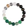 Pulsera de los Cinco Elementos Deficiencia y Oro Agradable Agua Madera para Hombres y Mujeres Pulsera de Cristal Natural Multi-Tesoro Energía de Equilibrio Adornos Personalizados
