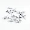 Clavos Metálicos de Dos Patas Coloreados para Niños DIY Mini 3mm Clavos para Figuras de Papel Micro Pequeños de Dos Patas Semicirculares