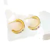 Aretes en Forma de C con Estampado de Leopardo y Goteo de Aceite de Aguja Plateada, Estilo Retro de Moda, Lujo Ligero, Sensación de Alta Gama, Versátiles, Venta al por Mayor de Aretes para Mujer