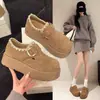 Zapatos Birkenstock modernos y versátiles de suela gruesa, nueva colección primavera 2026, mocasines sin cordones, diseño de cobertura total, zapatos Birkenstock que aumentan la altura para mujer
