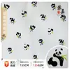 Estampa de Panda em Bambu em Estoque, Tecido Estampado de Gaze Dupla Camada, Roupa de Casa, Pijamas, Estampas Florais para Mulheres e Meninas