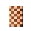 Tabla de cortar de madera de ébano con patrón de tablero de ajedrez de mortaja y espiga, resistente al moho y antibacteriana, tabla de cortar sólida de madera para uso doméstico, tabla de cortar de doble cara para uso en la cocina
