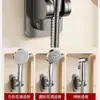 Soporte para cabezal de ducha sin taladro, Montaje fijo universal para baño, Base de ducha sin clavos, Soporte para cabezal de ducha de baño