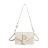 Bolso cruzado de un solo hombro nuevo para mujer, bolso cuadrado pequeño versátil con doble correa para el hombro, versión coreana de otoño, bolso simple y elegante para mujer