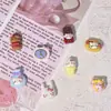 Serie Mini Gato Coreano Pegamento para Comida y Juguetes DIY Pegamento en Crema Accesorios de Joyería de Resina de Dibujos Animados Funda para Teléfono Móvil Manicura