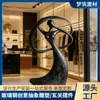 Suministrado Directamente de Fábrica, Adornos Artísticos de Fibra de Vidrio al por Mayor, Esculturas Abstractas, Adornos Grandes para Decoración de Paisajismo Exterior en Centros Comerciales