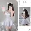 Diversión nocturna variedad de ropa interior sexual pijamas huecos sin espalda tentación sexy perspectiva puro deseo conjunto de cama colección de camisones