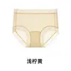 Tanga Antibacteriana de Seda de Morera y Ácido Poliláctico para Mujer Verano Aroma a Camelia Hielo Oxígeno Sin Costuras Entrepierna Extendida Ropa Interior