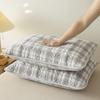 Fronhas Acolchoadas de Soja Classe A, um Par para Todas as Estações, Adequadas para Uso Doméstico, 48cm x 74cm, Peça Única, Capa de Travesseiro Espessa