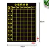 Versão chinesa e inglesa gráfico de pontos de grupo magnético rosto sorridente elogio grande flor vermelha ímã quadro magnético quadro branco magnético