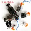 Enchufe Transparente Bobina de Válvula Solenoide Hidráulica Caja de Cableado del Solenoide 24V 220V con Cabezal de Luz Indicadora