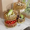 Cesta de Almacenamiento de Cocina para Cebollas, Jengibre y Ajo; Organizador Multifuncional de Jengibre; Portahuevos; Estante de Almacenamiento de Frutas y Verduras para Encimera