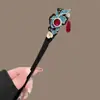 Pente de Cabelo Azul Jingtailan para Mulheres, Estilo Antigo, Sensação de Luxo, Borla de Ébano Preto, Adequado para Acessórios de Cabelo Cheongsam, Pente de Cabelo, Novo Estilo Chinês