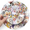 50 Peças de Adesivos One Piece Estrada Voadora Cinco Forma Nika Dia Difuso ONEPIECE Impermeável Decorativo Caderno de Mão Adesivos