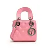Nuevo Bolso de Mano de Moda Estilo Coreano Princesa Color Sólido Rombo Bolso Cruzado Infantil Colgante Metálico Bolso Infantil