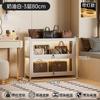 Vitrina para Bolsos con Cerradura e Iluminación Gabinete Acrílico Transparente Tres Lados Adornos Cosméticos Joyería Gabinete de Almacenamiento con Puerta abatible