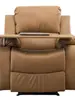 Cabina de Sofá Espacial de Primera Clase, Silla Reclinable Eléctrica Multifuncional de Cuero Transpirable para Computadora, Sofá para Belleza, Manicure, Pestañas