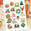 Festa de Novos Produtos Transfronteiriça Suprimentos Decorativos Adesivo de Natal Adesivo Infantil Etiqueta de Selagem de Presente Adesivo a4