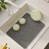 Alfombrilla para Fregadero de Cocina Filtro de Fregadero Alfombrilla Protectora Inferior Alfombrilla Antidesgaste para Encimera Alfombrilla de Drenaje Manteles Individuales para Vajilla Platos Alfombrilla de Almacenamiento
