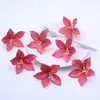 Cabeças de Flor de Lírio Artificiais Semelhantes a Filme em Estoque, Vendendo Bem no Exterior, para Acessórios de Cabelo, Arranjos Florais, Presilhas de Cabelo, Roupas e Decorações de Chapéus