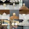 Accesorios de Calabaza de Hueso de Camello Estilo Tíbet Manualidades DIY Accesorios Espaciadores para Pulseras Cuerda Trenzada Colgante Accesorios Creativos
