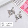 Estilo Gótico Europeu e Americano da Moda Broca Manual de Amor Estrela de Quatro Homens Acessórios de Joias DIY Material para Pulseira Colar Brincos