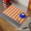 Tapete de Drenagem para Cozinha Coreana Tapete Absorvente de Diatomito para Bancada de Bar Tapete Isolante Anti-Queimadura Lugar Americano Tapete de Mesa Tapete para Secar Louça