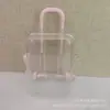 Caixa de Armazenamento Mini Mala de Rodinhas, Caixa de Armazenamento Transparente para Acessórios de Cabelo Infantil, Mala de Rodinhas Pequena, Mala de Viagem