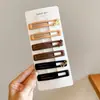 Pinza para el Cabello Negra Sin Costuras para Mujer 2026 Nuevo Clip de Alto Gama para Flequillo Pinza Lateral Accesorio para el Cabello