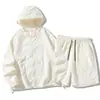 Conjunto de roupas de proteção solar de seda gelada para homens, fino de verão com capuz para atividades ao ar livre, secagem rápida, respirável, proteção solar para mulheres, jaqueta de pele para casais