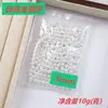 2Mm3Mm4Mm Semicírculo Transparente Pérola Sereia Bolhas Contas Adesivos de Unha Bolhas Transparentes Lágrimas de Sereia Diamantes de Resina