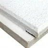 Teto Acústico de Lã Mineral com Fenda Oculta Estrutura Oculta Placa de Lã Mineral Aberturável Resistente ao Fogo Classe A Forro Suspenso para Escritório