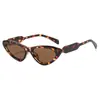 Nuevas Gafas de Sol Pequeñas con Montura Ojo de Gato Europeas y Americanas Transfronterizas, Elegantes y de Moda Estilo Calle Ins Gafas de Sol Decorativas para Proteger del Sol para Mujeres 89355
