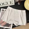 Cueca boxer de algodão antibacteriana 10A para meninas jacquard sem costura respirável anti-transparência dois-em-um segurança para usar por baixo