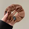 Coleção de scrunchies de verão: Elásticos de cabelo coreanos versáteis, cordões de cabelo estilo faculdade fresh, acessórios de cabelo elásticos, acessórios de cabeça para mulheres
