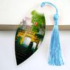 Marcador clásico retro de estilo chino conmemorativo de la zona escénica de Chongqing marcador de veta de hoja para enviar a estudiantes y amigos pequeños regalos al por mayor