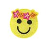 Parche de Tela Bordado con Expresión de Cara Sonriente al por Mayor Parche Bordado a Computadora Aplique Decorativo para Ropa Bolsa Accesorios de Ropa