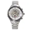 Ganador Europeo y Americano Moda Personalizada para Hombre Reloj Mecánico Automático Hueco de Acero Completo Venta al por Mayor