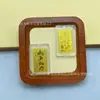 Populares Pegatinas para Teléfono con Oro de 2 mg Oro Puro 999 Princesa Por Favor Hazte Rico Rápido Dios de la Fortuna Atractor de Riqueza con Adhesivo al Dorso Venta al por Mayor de Fábrica