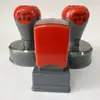 Material para sello fotosensible Hengyinmei HK sin borde con almohadilla fotosensible de 4 mm, suministros de sellos de oficina gris claro al por mayor