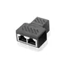 Conector reto blindado de rede, conector triway para conexão de cabo de rede, conector reto RJ45 de rede, conector triway Categoria 5 e Categoria 6