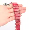 Acessórios de Pulseira Mais Vendidos Transfronteiriços Coloridos Marca de Mão Pedra Imperial Retangular Marca de Mão DIY Pedra Contas Soltas Fabricante Atacado