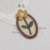Nuevo Lindo Mini Bordado Pequeña Flor Tela Adhesivo Zapatos Ropa Horquilla para el Cabello Sombrerería Bolso Zapatos y Sombreros Flor Accesorios de Ropa