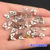 Prata Esterlina S925 Borboleta Duplo Furo Contas Espaçadoras Botão Cristal Brinquedo Corda de Mão Trançada Colar Acessórios DIY Feitos à Mão