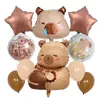 Conjunto de 10 Balões, Balões de Filme de Alumínio, Atacado Transfronteiriço Decoração de Festa de Aniversário Infantil Balões de Desenho Animado Atmosfera