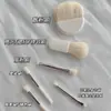 En Stock Juego de 6 Mini Brochas de Maquillaje Portátil para Viaje Cangzhou Brocha para Polvo Suelto Sombra de Ojos Cerdas Suaves Herramientas de Belleza Venta al por Mayor