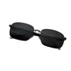 Gafas de Sol Metálicas sin Marco con Borde Cortado, Protección Solar, Protección UV, Gafas de Sol para Pesca al Aire Libre, Visores Solares para Fotografía Callejera, Gafas de Sol